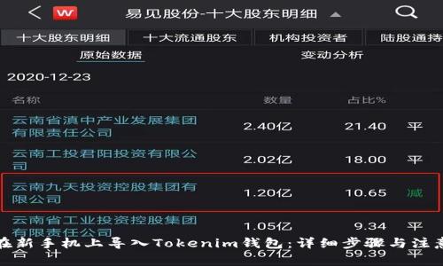如何在新手机上导入Tokenim钱包：详细步骤与注意事项